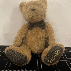 Barnes & Noble Tan Stuffed Bear with Bow Tie
